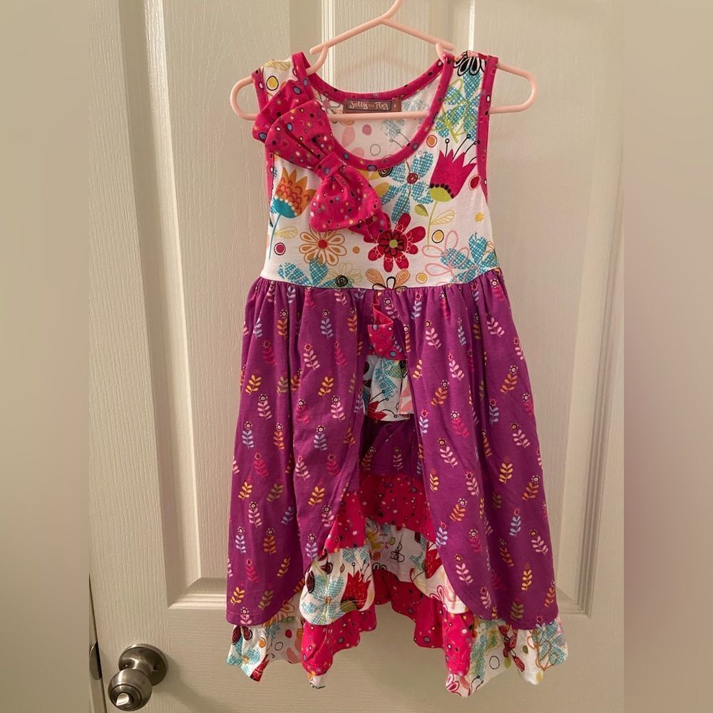 Jelly the Pug Girls Tulip Hannah Knit Dress Size 4 NWT